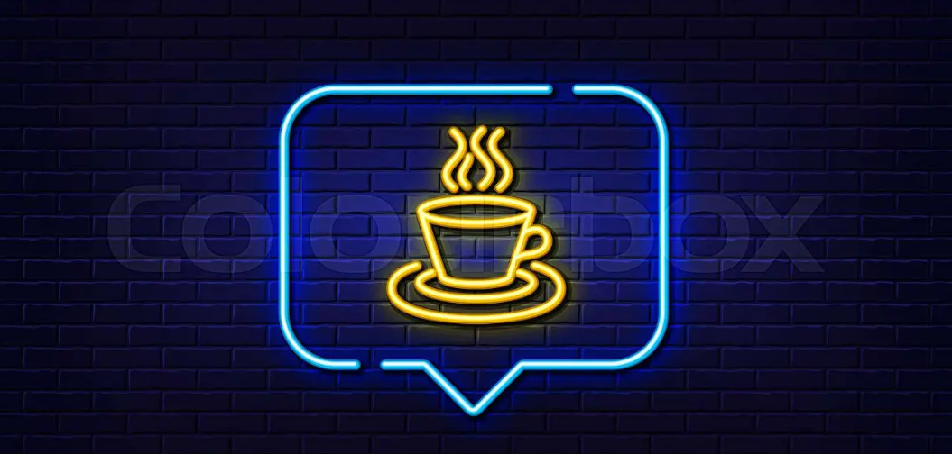 Küchen-Wand -Neon Kaffee 58982306